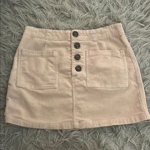 Love Tree Tan A-line Mini Skirt (medium)